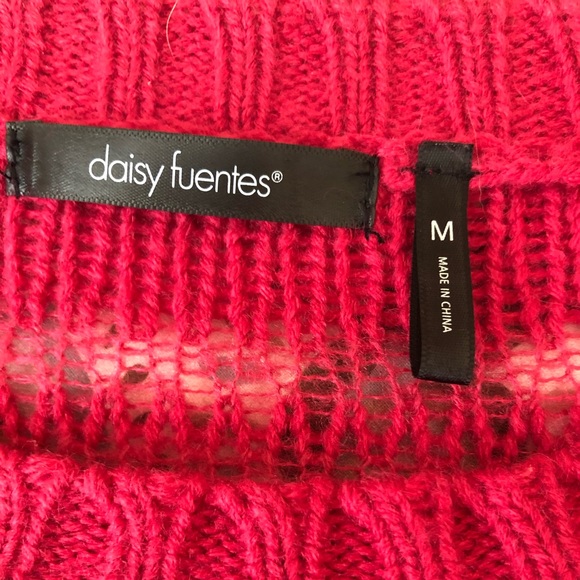 Beautiful Fuchsia Knit Pullover - Picture 5 of 9